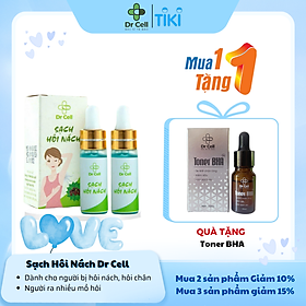 Sạch Hôi Nách DR CELL 10ml khử mùi hôi nách hôi chân hiệu quả - Hàng Chính Hãng
