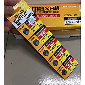 5 Viên Pin Đồng Hồ SR626 / SR621 / SR716 / SR521 / SR616 / SR516 / SR721 / SR920 / SR927 Maxell Chính Hãng