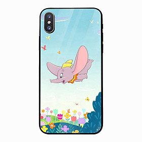 Ốp điện thoại kính cường lực cho máy iPhone X - Voi bay MS ABWTU005