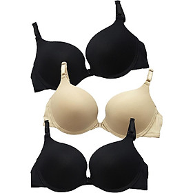 Combo 3 Áo lót nữ cài trước siêu đẩy ngực ZBra - ZA1501 (Giao màu ngẫu nhiên)