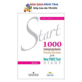 Sách - Start 1000 Listening Comprehension Practice Test Items For The New TOEIC Test (Kèm CD) - Nhân Trí Việt