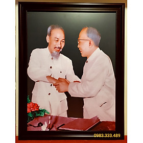 Mua Ảnh gốc in dầu Bác Hồ & Bác Tôn