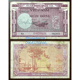 Mua Tờ 10 đồng cá chép đệ nhất cộng hòa 1955