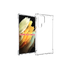 Ốp lưng dẻo trong chống sốc dành cho Samsung Galaxy S22 Ultra - hàng nhập khẩu - Hình 1