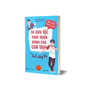 Sách - Hành trình trưởng thành: 30 Quy tắc phát triển dành cho con trai tuổi dậy thì - MCBooks