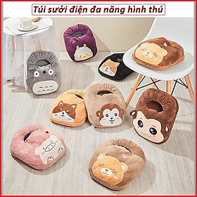 Mua Túi Sưởi Chân. Máy Sưởi Chân Điện Đa Năng Hình Thú. Siêu Ấm. Siêu Cute.
