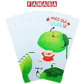 Bộ 5 Bao Lì Xì Tết Ất Tỵ SDstationery - Ngũ Quả Sum Vầy - Dừa