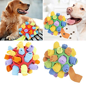 2x Durable Interactive Dog Puzzle Toys Pet Snuffle Ball Toy Treat Dispensing