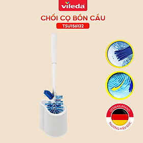 Mua Bàn chải cọ toilet VIELDA Power Brush kèm khay đựng  đầu lông cọ bền  cứng  thiết kế 2 đầu cọ tiện dụng - TSU156132