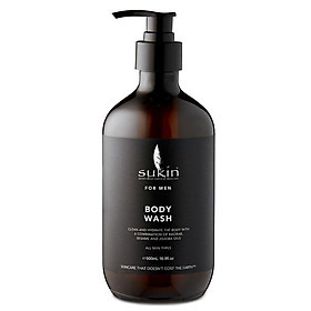 Sukin For Men Body Wash 500ml