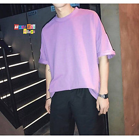 Áo Thun Tay Lỡ Trơn Oversize Dáng Rộng Nhiều Màu Unisex - MM