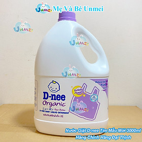 Nước giặt Dnee 3000ml xanh/hồng/trắng - Thái Lan