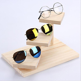 Wood Sunglasses Display Stand  Glasses Eyeglasses Show Holder