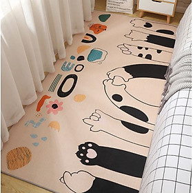 Thảm dài  chùi chân Cỡ Lớn 60 x 160cm, Thảm đặt cửa ra vào, thảm đặt chân giường, thảm trang trí