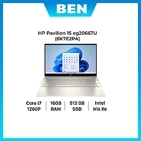 Mua Laptop HP Pavilion 15 eg2066TU i7 1260P/16GB/512GB/15.6 F/Win11/(6K7E2PA)/Vàng - Hàng chính hãng