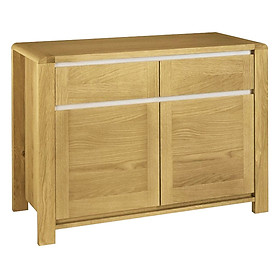 TỦ CHÉN THẤP 2 CÁNH 2 NGĂN IBIE CASA GỖ SỒI