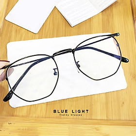 Kính Giả Cận, Gọng Kính Cận Nam Nữ Mắt Vuông Gọng Đen Độc Lạ Hàn Quốc - BLUE LIGHT SHOP