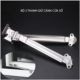 Bộ 2 thanh giữ cố định cánh cửa sổ tránh bị gió thổi làm vỡ cửa