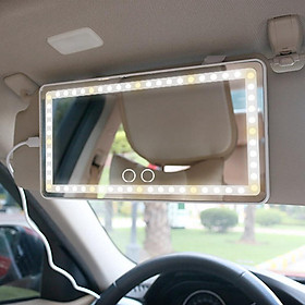 Car Visor Vanity Mirror Detachable Sun-Shading Cosmetic Mirror Fit for SUV Accessories