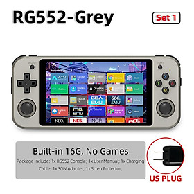 Anbernic RG552 Hệ thống kép Handheld Console 4200 Trò chơi retro 5.36 Màn hình cảm ứng IP