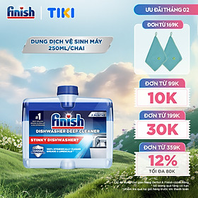 Dung Dịch Tẩy Rửa Máy Rửa Chén Bát Finish Dishwasher Deep Cleaner