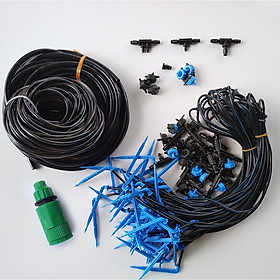 Mua Bộ 60 que tưới nhỏ giọt có bù áp đầy đủ phụ kiện gắn vòi nước