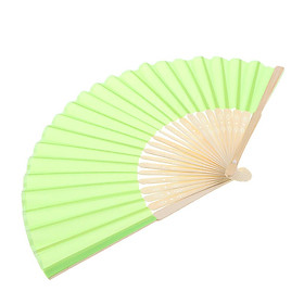 PAINT YOUR OWN FAN DIY Craft Fancy Dance Party Bamboo Hand Fan Folding Fan