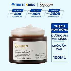 Thạch hoa hồng dưỡng ẩm Cocoon 100ml