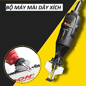 Máy mài lưỡi cưa xích,tặng kèm mũi mài