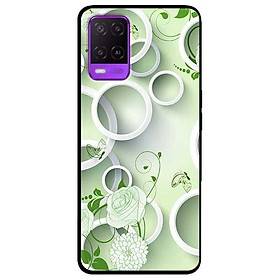 Ốp lưng dành cho oppo a54 - a74 - a94 - mẫu hoa hồng hoa văn