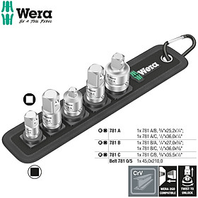 Mua Bộ đầu chuyển 1/4   3/8  và 1/2  Wera 05042680001 781/5 Set 1 gồm 5 cái