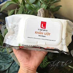 Mua Khăn Ướt Gia Đình 120 miếng vải không dệt 15x20cm CHOICE L Lotte Hạn sử dụng 3 năm