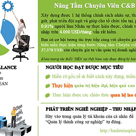 Nâng tầm chuyên viên C&B 1.000 USD/tháng