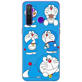 Ốp lưng dành cho Realme 5, Realme 5s, Realme 5i mẫu Doraemon ham ăn