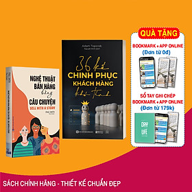 Hình ảnh Combo 2 Cuốn Sách Nghệ Thuật Bán Hàng Bằng Câu Chuyện Và 36 Kế Chinh Phục Khách Hàng Khó Tính