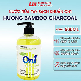 Nước rửa tay sạch khuẩn On1 500ml hương BamBoo Charcoal CH20