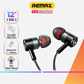 Mua Tai nghe bass mạnh mẽ/Tai Nghe Gaming Remax RM-598 Có Dây Nhét Tai Chơi Game Chống Ồn Có Mic In Ear Cho Điện Thoại Hàng Chính Hãng