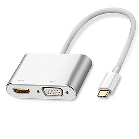 Cáp Chuyển Đổi USB Type-C Sang VGA HDMI 30843 (15cm)