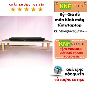 Mua Kệ giá đặt màn hình máy tính hoặc laptop chống gù lưng mỏi mắt phủ lớp chống xước và chống nước từ KNF  mẫu mới 2023