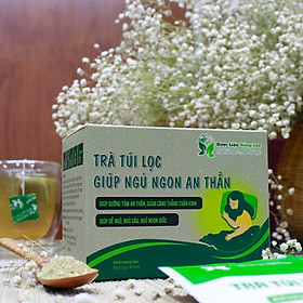 Trà Túi Lọc Hỗ trợ điều trị mất ngủ - An Thần 60g (20gói x 3g) Dược Liệu Hồng Lan