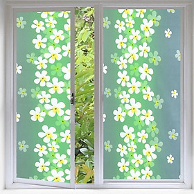 Mua Combo 5m Decal Giấy Dán Kính HOA LÀI XANH LÁ Khổ 45cm Có Sẵn Keo Tiện Lợi