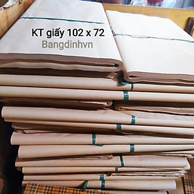 Giấy gói hàng kraft Combo 100 tờ Giấy xi măng gói hàng tiêu chuẩn