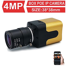 Camera IP Bullet 2K 2MP 4MP Video trong nhà CCTV An ninh 48V POE Box Camera SDK Công nghiệp Kích thước cảm biến: 4MP