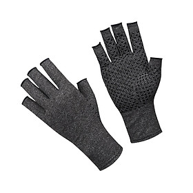 Fingerless Compression Gloves Half Finger Gloves Comfortable for Cold Hands Breathable for Men Women Crochet Gloves Pressure Gloves for Work