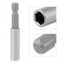 Đầu nối dài mũi khoan lục giác 1/4inch chuôi 6.35mm có nam châm 1 cái (58mm/150mm)  - Thanh nối dài