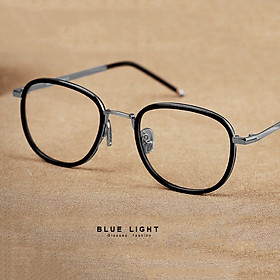 Kính Giả Cận, Gọng Kính Cận Nam Nữ Mắt Vuông Viền Đen Không Độ Hàn Quốc - BLUE LIGHT SHOP