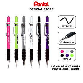 Bút Chì Kim Kỹ Thuật Grip nét 0.5 Pentel/A315