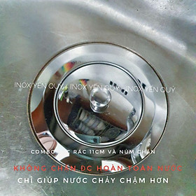 Mua Nắp lọc rác có cao su chặn nước bồn rửa bát