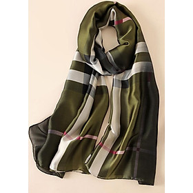 Khăn Choàng Cổ Nữ Lụa Hàng Châu Thời Trang - KLHC22705 (90 x 410 cm)