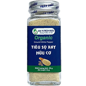 Tiêu sọ xay hữu cơ Trân Châu hũ 50g